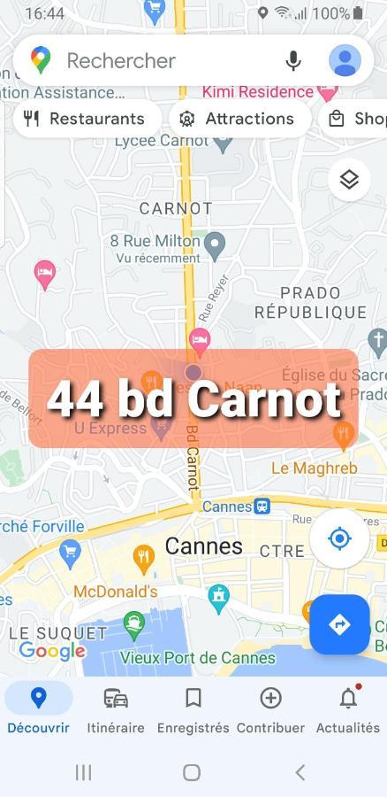 Cannes Carnot 2 Экстерьер фото
